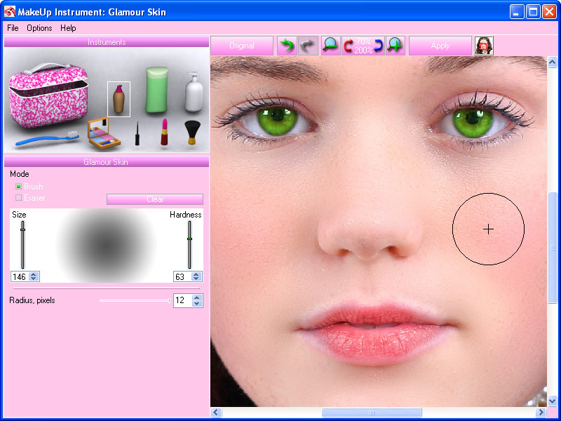 Скачать MakeUp Instrument 4.2 build 420 Rus Portable - для ретуши фото